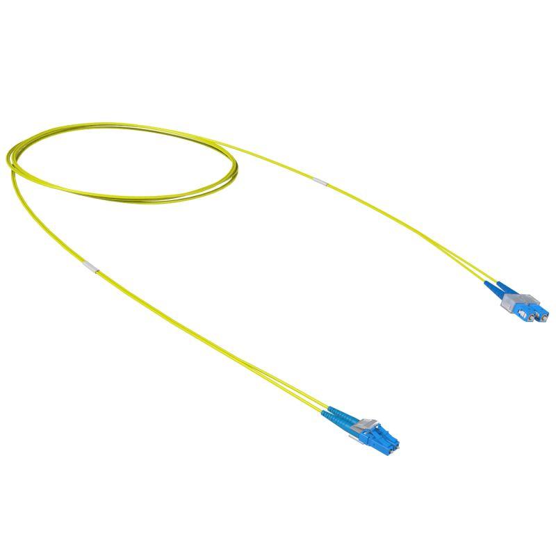 шнур оптический коммутационный переходной duplex lc-upc/sc-upc 9/125 os2 5м dkc rnpc9dculu5 от BTSprom.by