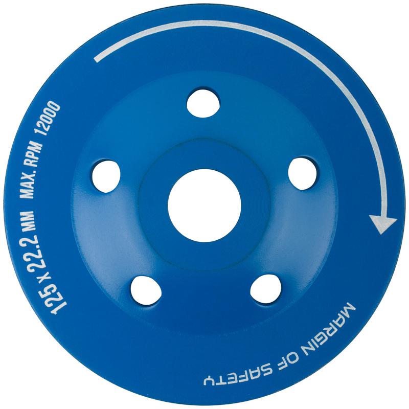  Диск шлифовальный алмазный Турбо посадочный диаметр 22.2мм широкие сегменты 125мм MOS 39520М фото в каталоге от BTSprom.by