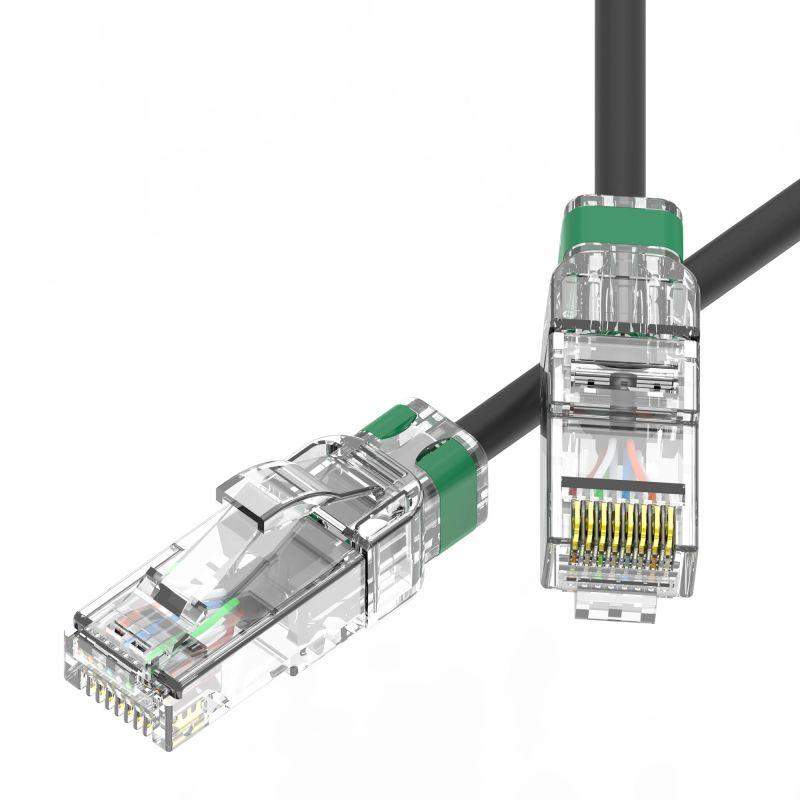 патч-корд неэкранированный slim cat6a u/utp 4х2 28 awg lszh 3м черн. dkc rn6auu4530bk-28 от BTSprom.by