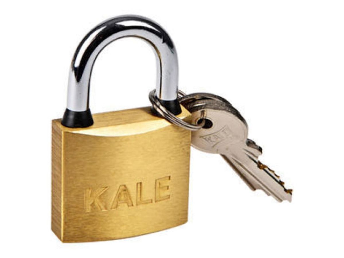 замок навесной kale 10-225 (25 мм) латунь kd001\10-225 от BTSprom.by