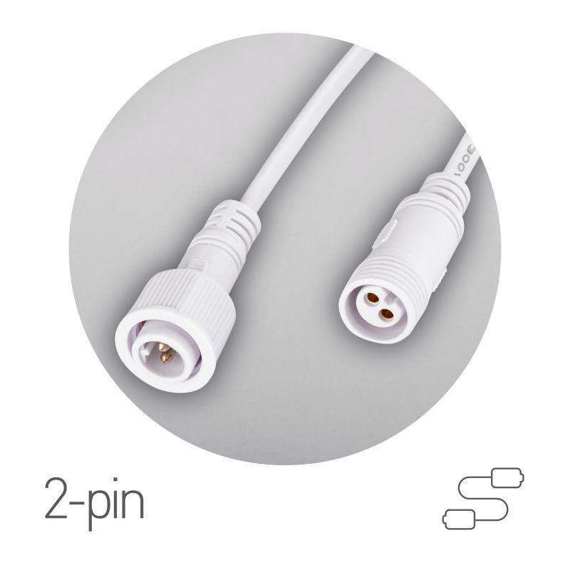 кабель соединительный для линейного светильника cable-dcwp-2pin (pp2)-m15-mf-1m 1м эра б0064712 от BTSprom.by