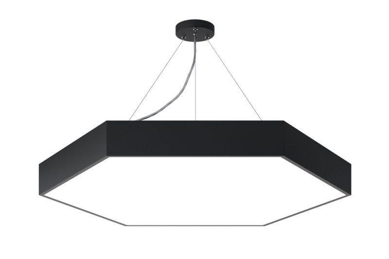светильник светодиодный geometria hexagon spo-122-b-40k-066 66вт 4000к 4800лм ip40 800х800х80 черн. подвесной эра б0050553 от BTSprom.by