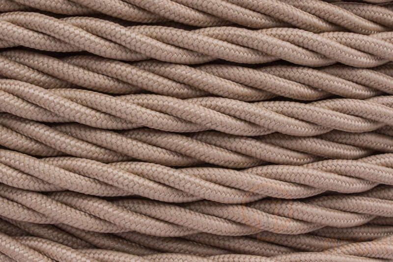 Провод ретро 3х0.75 матов. капучино (уп.50м) Bironi B1-432-716-50 фото в каталоге от BTSprom.by  Провод ретро 3х0.75 матов. капучино (уп.50м) Bironi B1-432-716-50 фото в каталоге от BTSprom.by