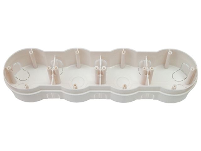 коробка распаечная (монтажная) к-226 bylectrica (для бетона и кирпича. четырехместная 292х79х41,5 мм) к-226 от BTSprom.by