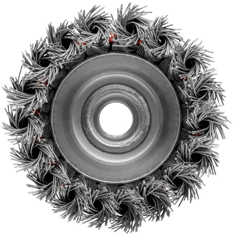  Корщетка-чашка гайка М14 стальная витая проволока 75мм блистер КУРС 39097 фото в каталоге от BTSprom.by