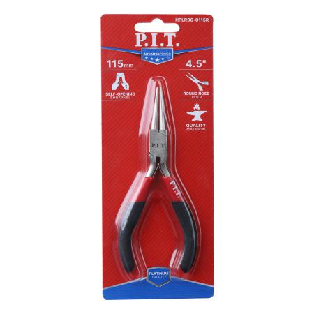 круглогубцы мини прямые advance hplr06-0115r (115мм сталь cr-v 63hrc пружина) p.i.t. hplr06-0115r от BTSprom.by