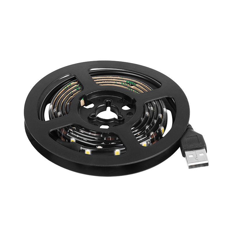  Лента светодиодная с USB коннектором 5В 8мм IP65 SMD 2835 60LED/m син. Lamper 141-383 фото в каталоге от BTSprom.by