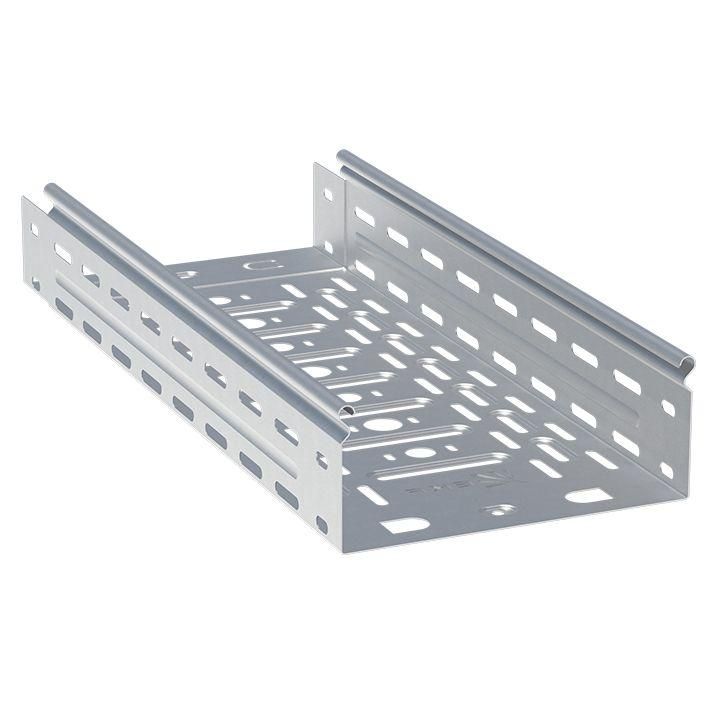 Лоток листовой перфорир. 100х80 L3000 сталь 1.5мм EKF L8010001-1.5 от BTSprom.by
