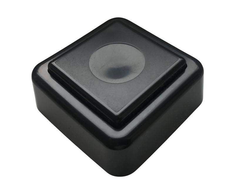 кнопка звонка (выключатель для бытовых электрических звонков) тритон вз1-01 черн./черн. от BTSprom.by
