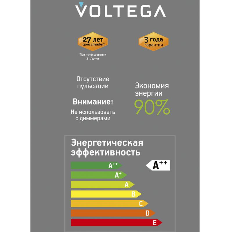 Лампа светодиодная филаментная Loft 271 GMS022 4Вт 3000К E27 Voltega 8573 фото в каталоге от BTSprom.by