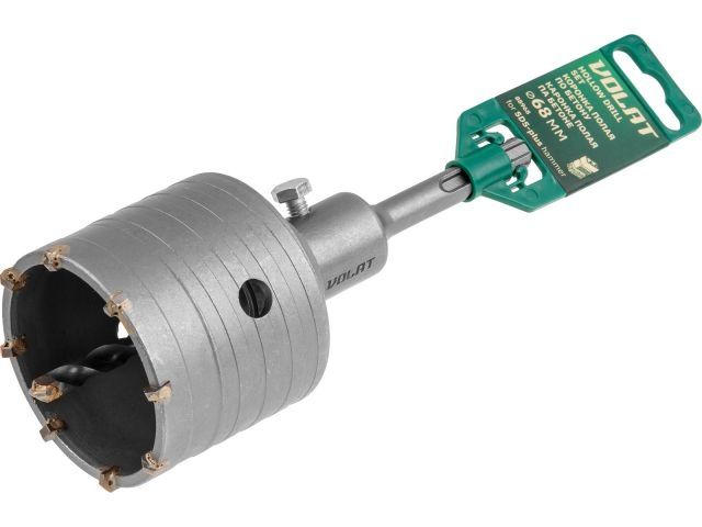 коронка полая по бетону sds+ d68мм волат (сверло корончатое, коронка буровая) 88968 от BTSprom.by