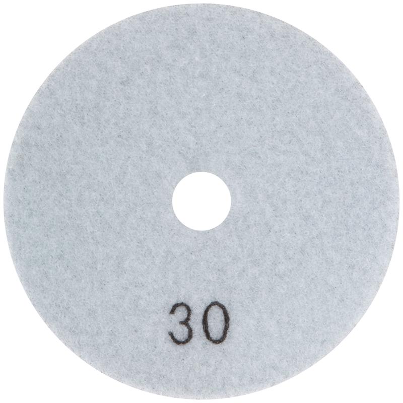  Круг шлифовальный алмазный гибкий АГШК (липучка) сухое шлифование 100мм Р 30 FIT 39850 фото в каталоге от BTSprom.by