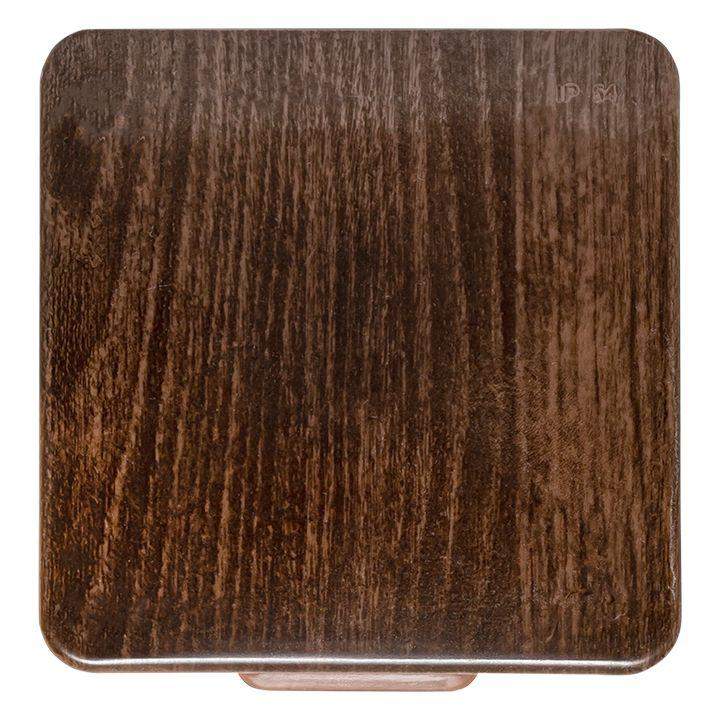  Коробка распаячная КМР-030-034 пылевлагозащ. 100х100х55 без мембранных вводов темн. дерево EKF plc-kmr-030-034-t фото в каталоге от BTSprom.by