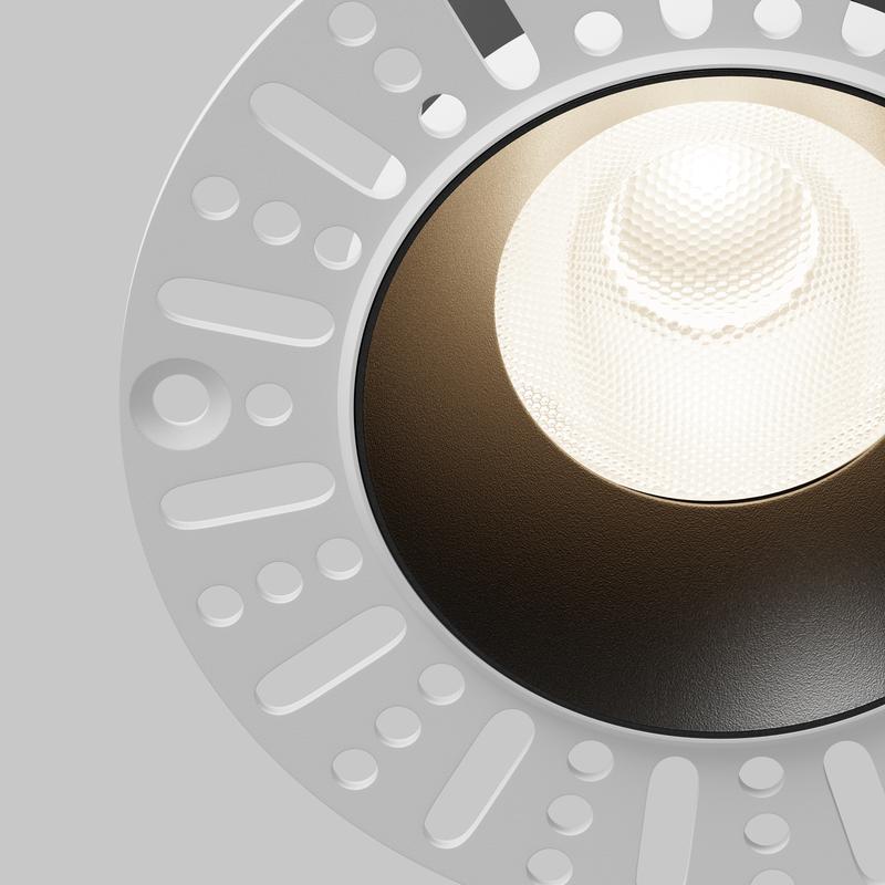  Светильник Dip 15Вт 4000К 50град. встраив. Maytoni DL121-15W-4K-TRS-B фото в каталоге от BTSprom.by