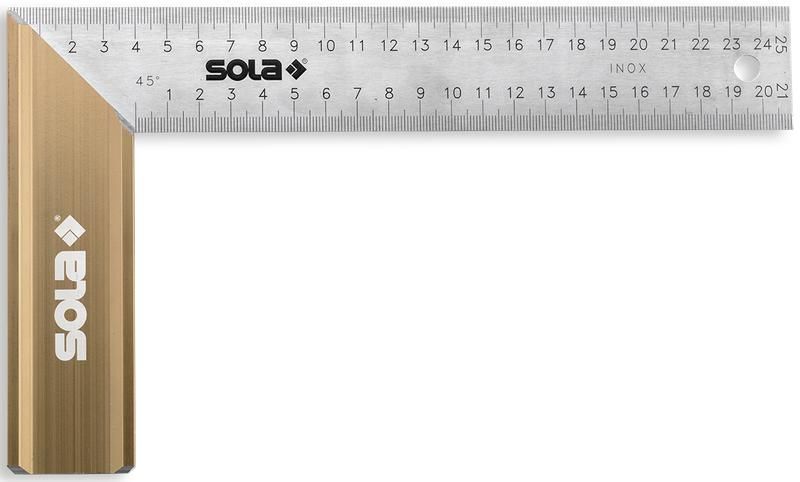угольник столярный алюм. srb 200 200х145мм sola 56012001 от BTSprom.by