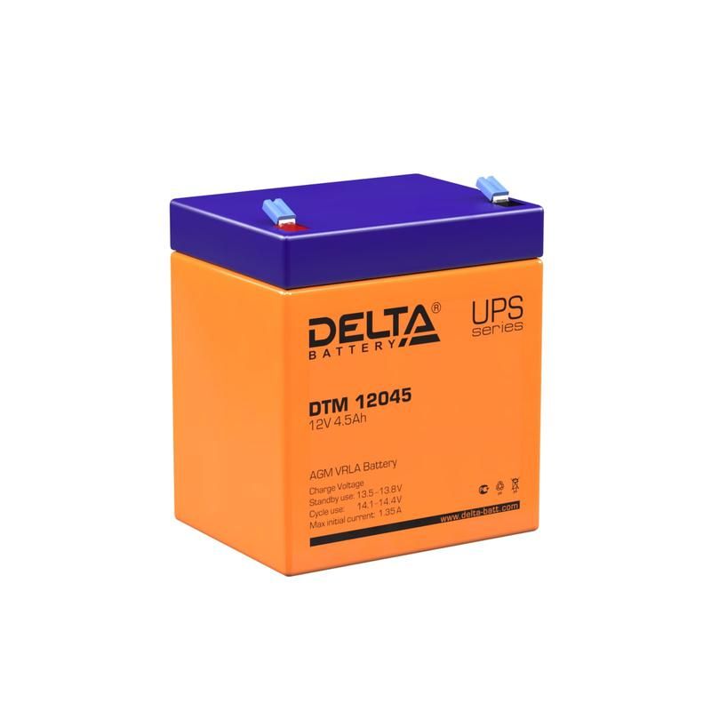 аккумулятор ups 12в 4.5а.ч dtm 12045 delta 4614010050003 от BTSprom.by