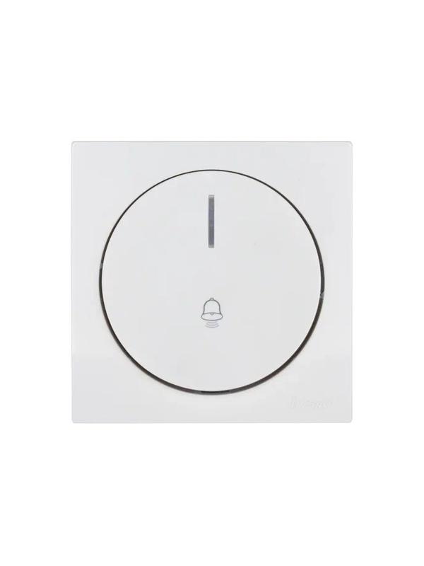  Кнопка звонка СП OSEN с подсветкой механизм бел. LEZARD 743-0288-108 фото в каталоге от BTSprom.by