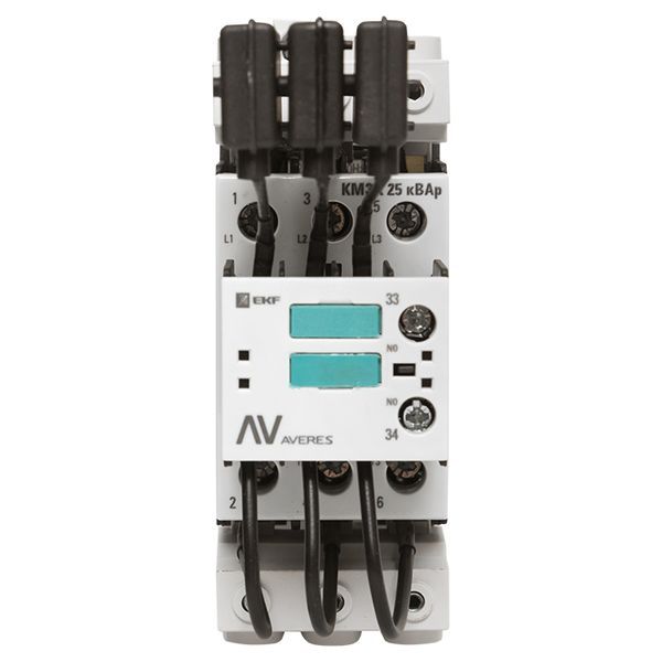 Контактор для конденсатора КМЭК 25квар 230В 1NО AVERES EKF ctrk-s-36-25-230-av фото в каталоге от BTSprom.by