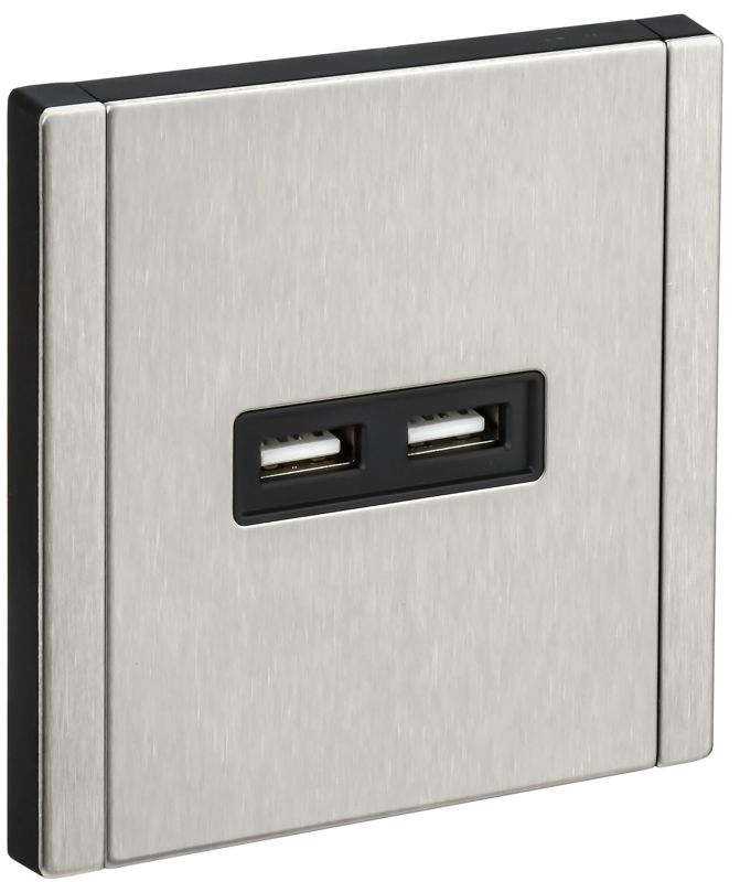 розетка forte&piano fp749m usb a+a 3.1а никель iek fp-u21-d31-m-k50 от BTSprom.by