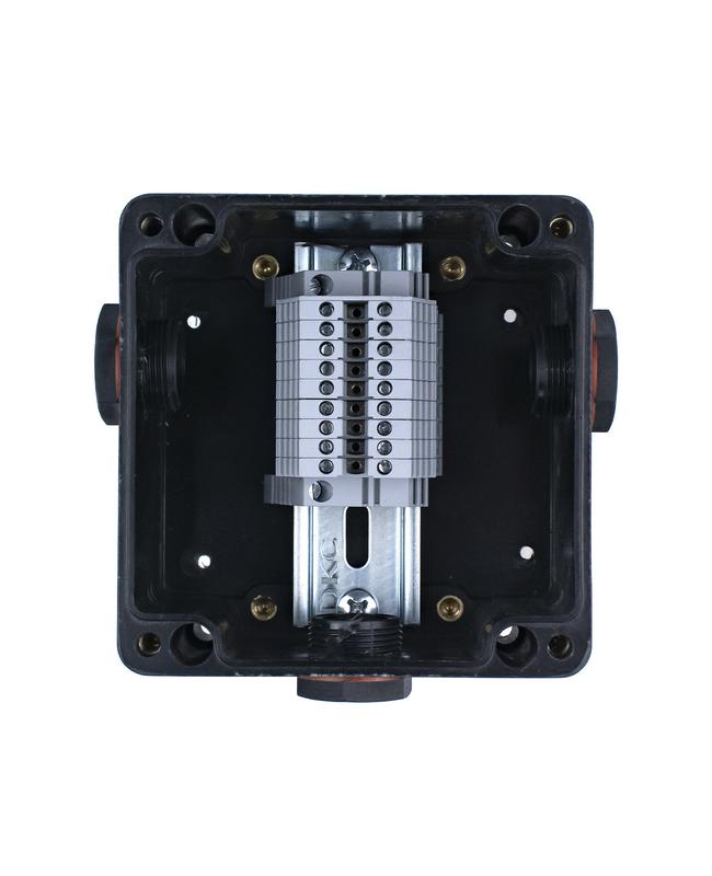  Коробка соединительная предназначена для выводов датчиков температуры с кабелями систем управления и контроля соед. и разветвления EXTHERM TERMBOX Ex 120S фото в каталоге от BTSprom.by