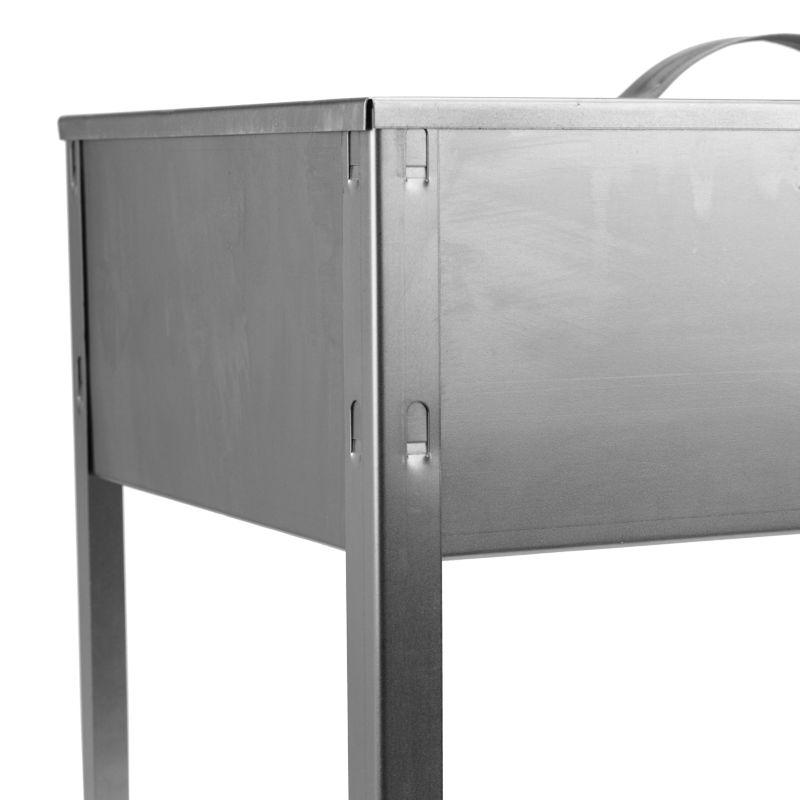  Мангал-коптильня "ЭКОНОМ" сборная с шестью шампурами в наборе (6х410мм) в гофрокартонной коробке СОКОЛ 62-0012 фото в каталоге от BTSprom.by