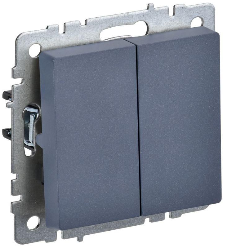 выключатель 2-кл. сп brite вс10-2-0-брм 10а механизм маренго iek br-v20-0-10-k35 от BTSprom.by