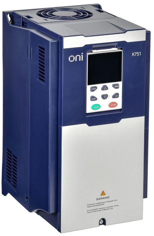 преобразователь частоты k751 380в 3ф 11-15квт 25-32а oni k751-33-1115tm от BTSprom.by