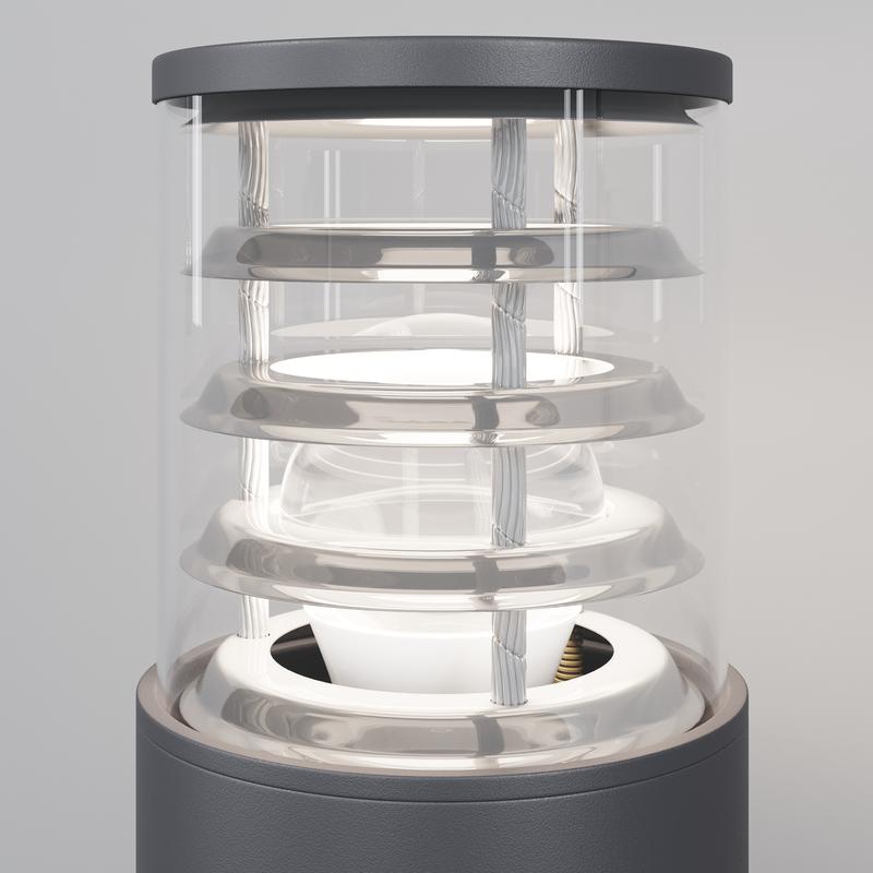  Светильник Bronx 1х60Вт E27 IP54 ландшафтный Maytoni O576FL-01GR фото в каталоге от BTSprom.by