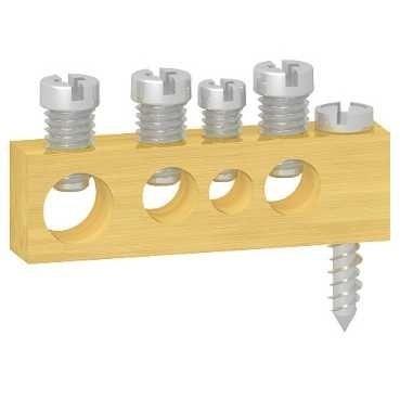  Колодка клеммная неизол. крепление винт М41х16+2х10+1х6 Италия SchE MIP99037 фото в каталоге от BTSprom.by