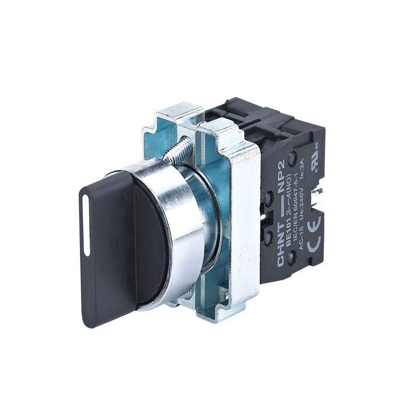 переключатель np2-bd25 2 полож. с фиксацией 1нз +1но ip40 chint 573981 от BTSprom.by