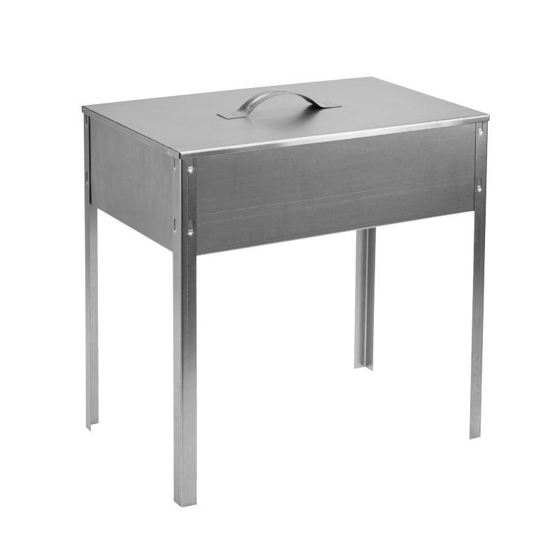  Мангал-коптильня "ЭКОНОМ" сборная с шестью шампурами в наборе (6х410мм) в гофрокартонной коробке СОКОЛ 62-0012 фото в каталоге от BTSprom.by