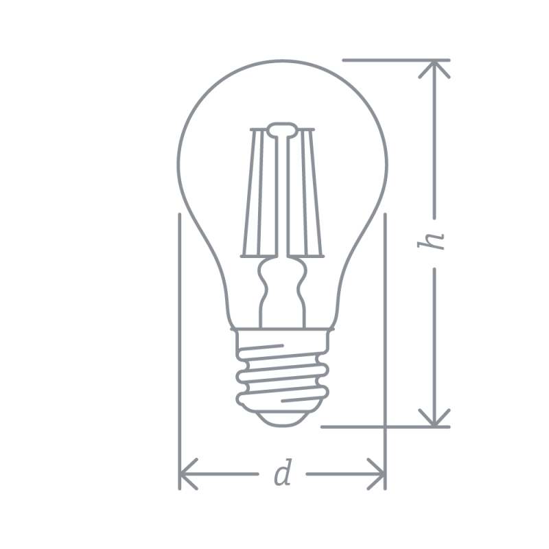 Лампа светодиодная 61 345 NLL-F-A60-8-230-4K-E27 8Вт грушевидная прозрачная 4000К нейтр. бел. E27 840лм 176-264В Navigator 61345 фото в каталоге от BTSprom.by