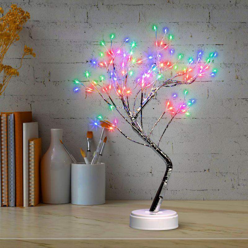 фигура светодиодная новогодняя дерево с самоцветами 36led ip20 3хaa эра б0056009 от BTSprom.by