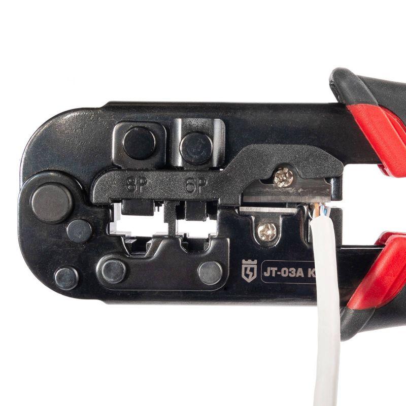  Пресс-клещи для RJ разъемов JT-03А серия МАСТЕР КВТ 89228 фото в каталоге от BTSprom.by