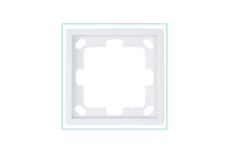 рамка 1-м сп fd бел. глянцевый jasmart fd1001w от BTSprom.by