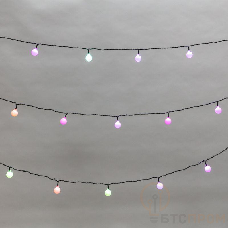 Гирлянда светодиодная "Шарики" 5м d25мм 25LED RGB ПВХ темн. зел. Neon-Night 303-550 фото в каталоге от BTSprom.by  Гирлянда светодиодная "Шарики" 5м d25мм 25LED RGB ПВХ темн. зел. Neon-Night 303-550 фото в каталоге от BTSprom.by