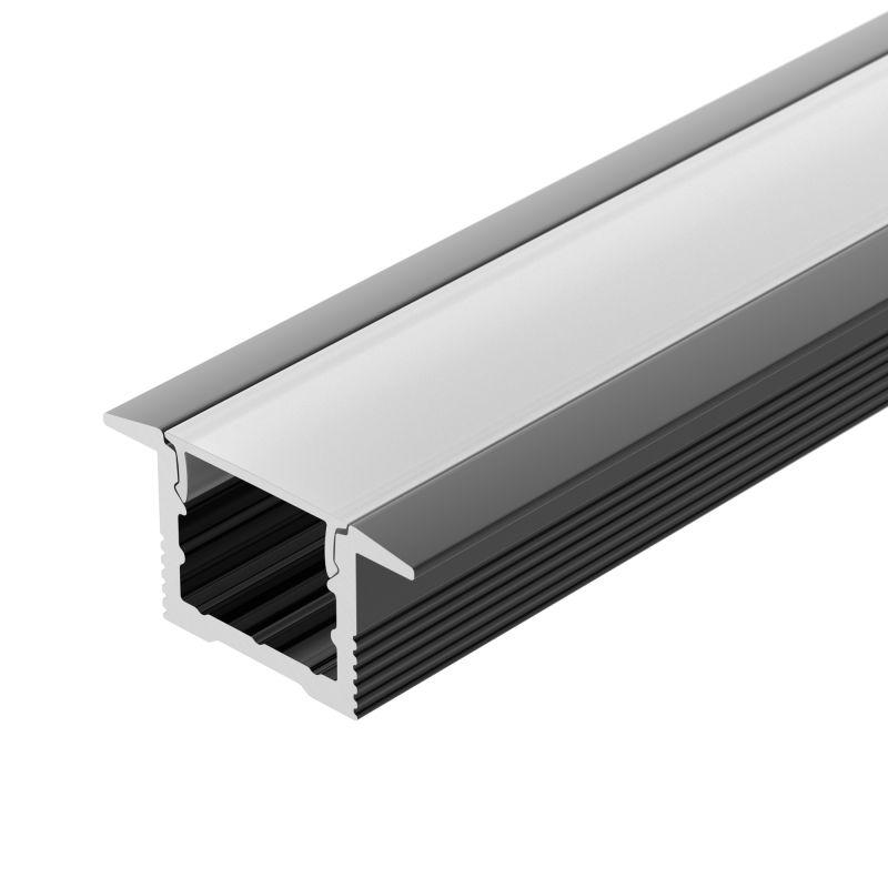 профиль sl-slim-h13m-f25-2000 black l2000 алюм. arlight 037114 от BTSprom.by