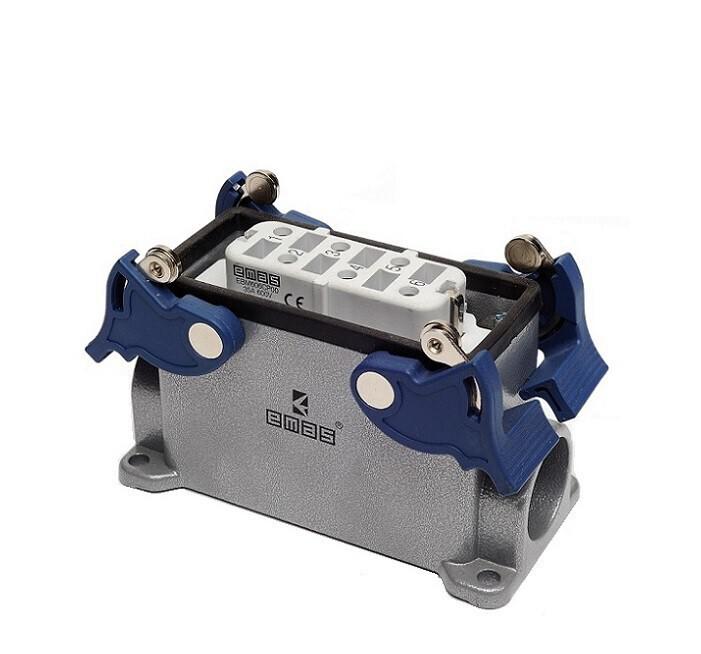 розетка 4-фиксатора 2-боковых ввода 6 полюсов 35а emas ebm606pd24 от BTSprom.by