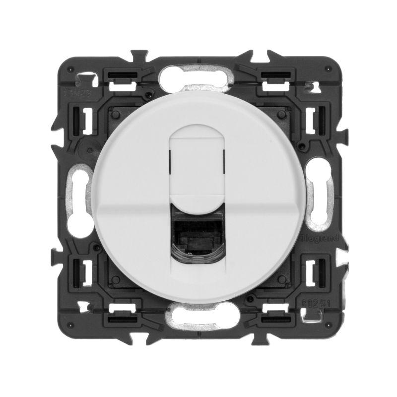  Панель лицевая Celiane для розетки компьютерной RJ45 бел. Leg 068251 фото в каталоге от BTSprom.by