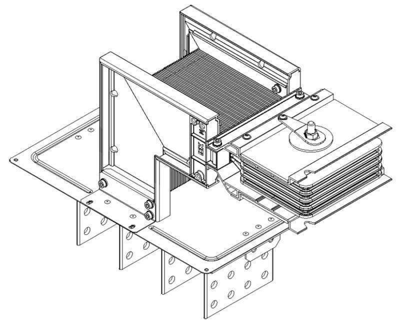 секция фланцевая прав. тип2 1000а cu 3l+n+1/2pe ip55 тран. iek lb-1000c5-35-f-fr2 от BTSprom.by