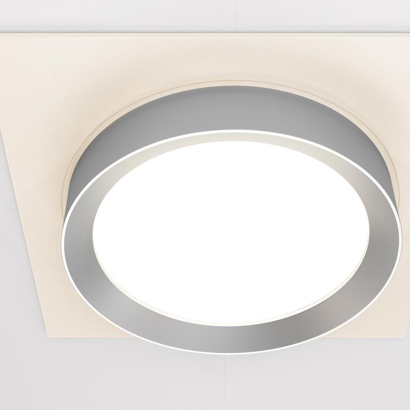  Светильник Hoop 1х12Вт GX53 встраив. Maytoni DL086-GX53-SQ-WS фото в каталоге от BTSprom.by