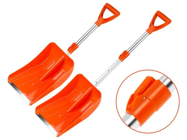 лопата снеговая автомоб. с телескоп. рукояткой 240х340мм startul master (st9058) st9058 от BTSprom.by