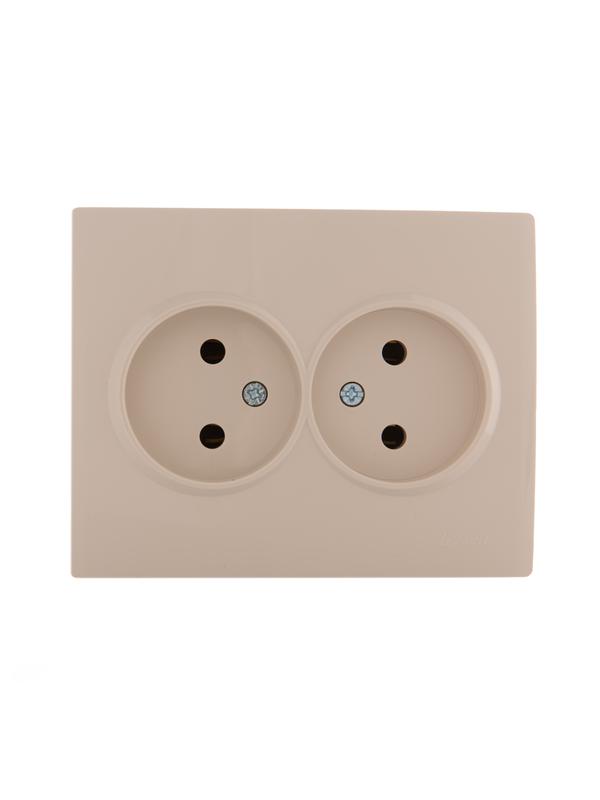 розетка 2-м сп karina 16а ip20 без заземл. керамика крем. lezard 707-0300-128 от BTSprom.by розетка 2-м сп karina 16а ip20 без заземл. керамика крем. lezard 707-0300-128 от BTSprom.by