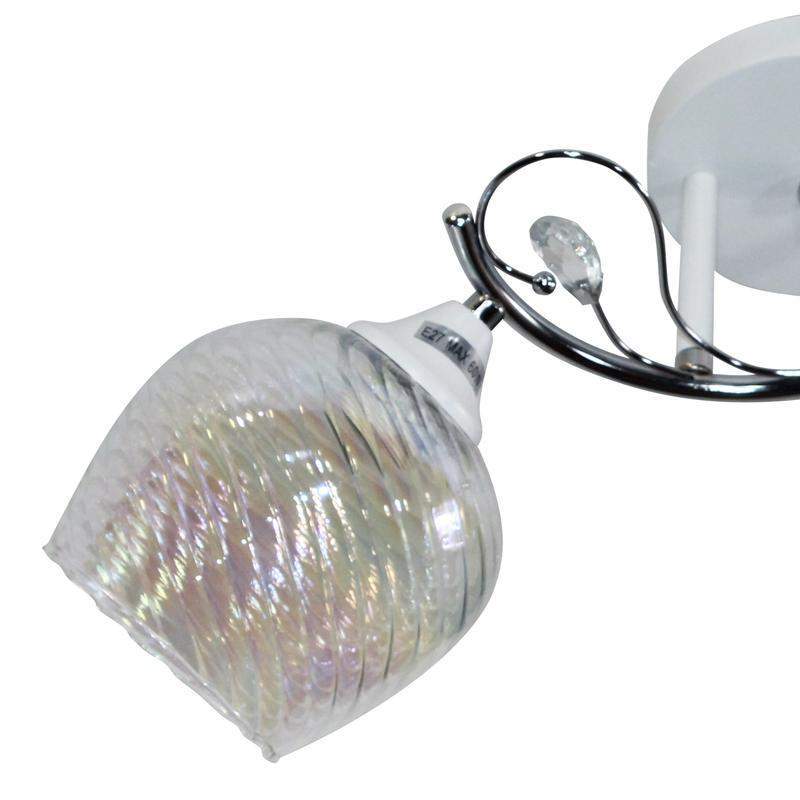  Светильник 11306-7/2 (Плафон 8310) НПБ 01-2х60-136 Е27 ИУ бел. хром Элетех 1005404890 фото в каталоге от BTSprom.by