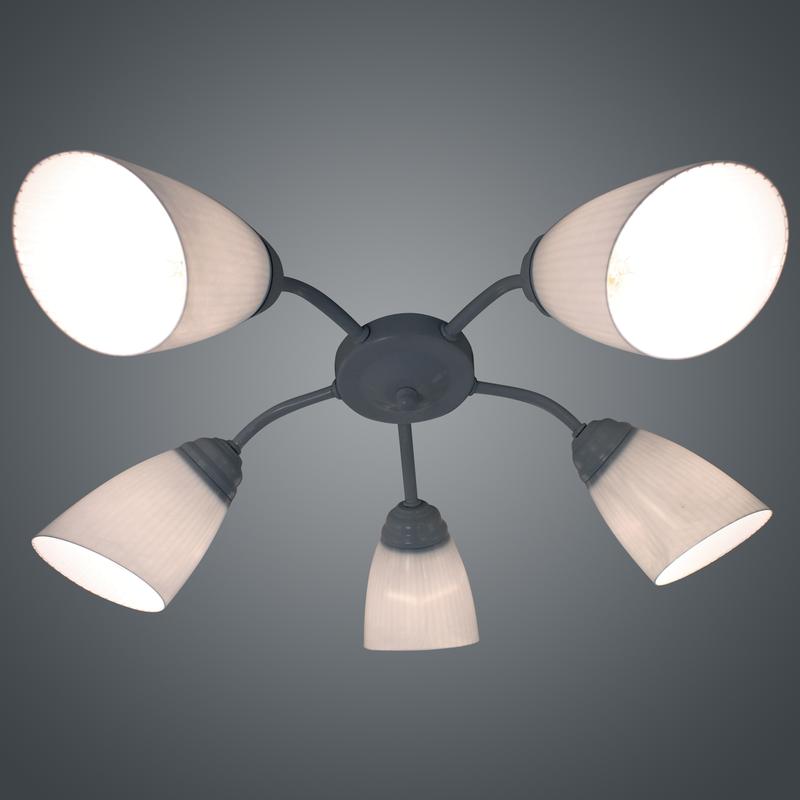  Светильник "Китти" 151 Р (плафон П0475) НПБ 01-5х60-134 E27 люстра реновация бел. (групп. упак.) Элетех 1005404413 фото в каталоге от BTSprom.by