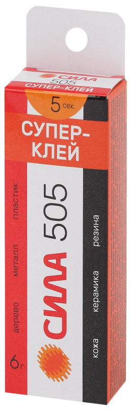 супер-клей 6г 505-6 пластик (туба в кор.) сила б0033120 от BTSprom.by