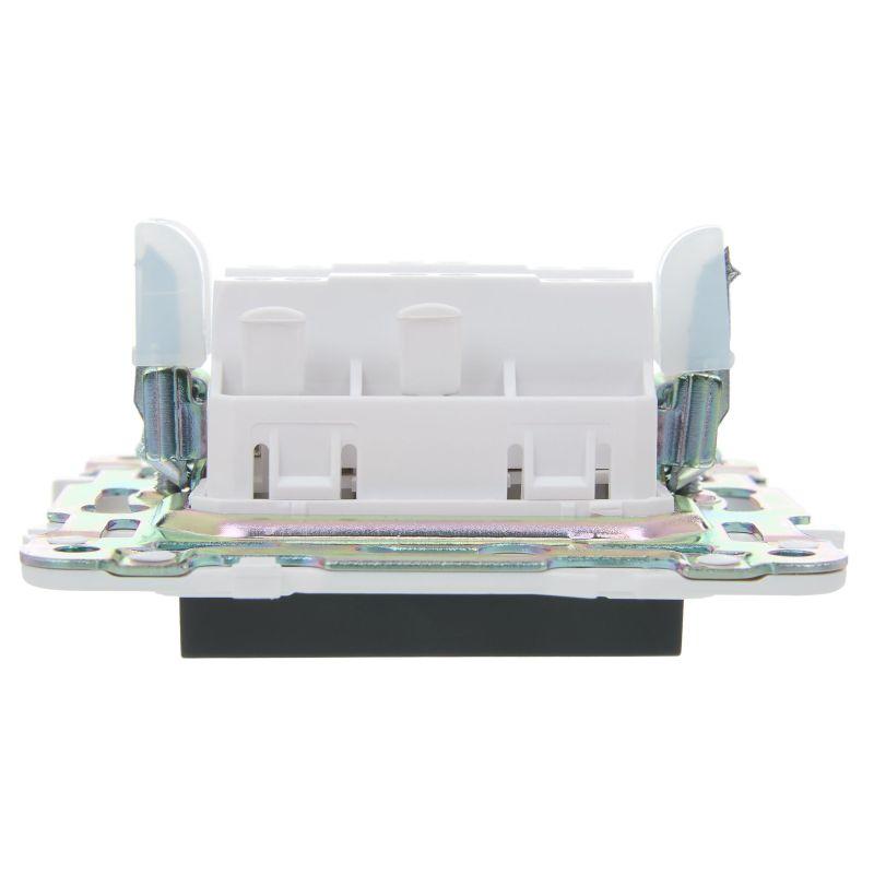  Выключатель перекрестный 1-кл. SKANDY 10А SK-V03G графит IEK SK-V13-0-10-K53 фото в каталоге от BTSprom.by