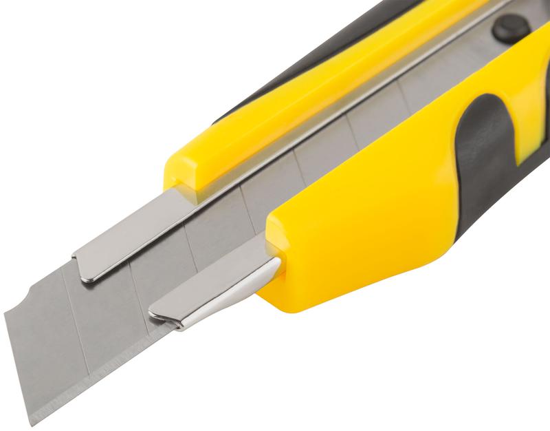  Нож технический 18мм усиленный прорезиненный вращ. прижим FIT 10253 фото в каталоге от BTSprom.by