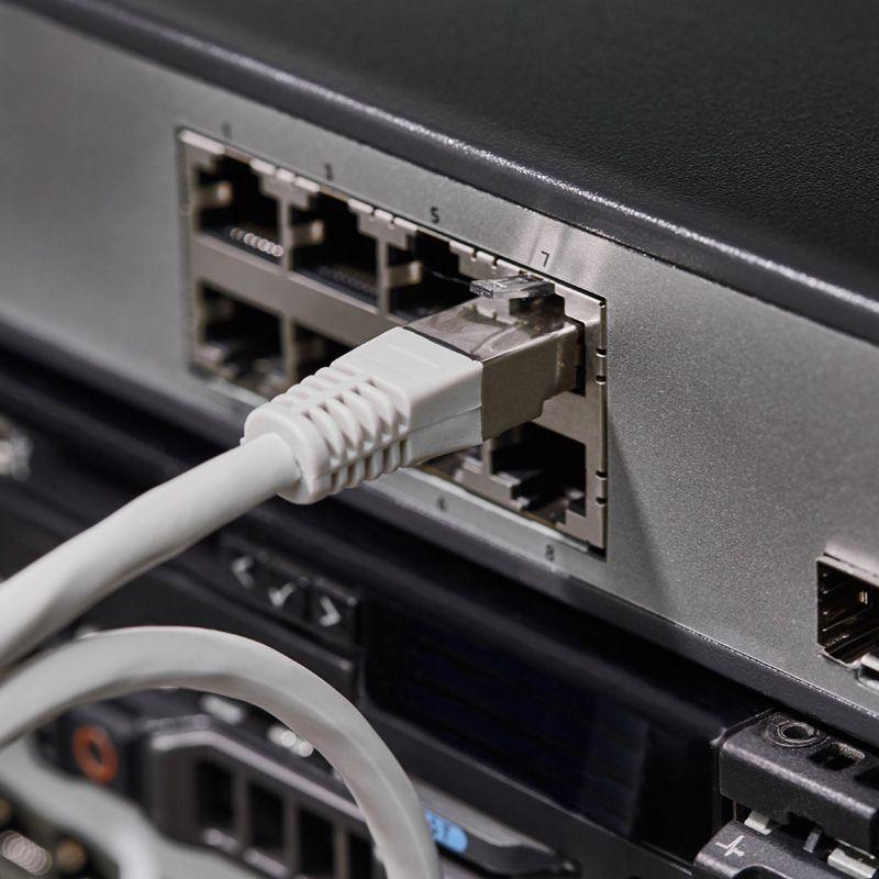  Патч-корд F/UTP кат.6 RJ45-RJ45 LSZH экранир. 0.5м сер. Rexant 18-8101-1 фото в каталоге от BTSprom.by