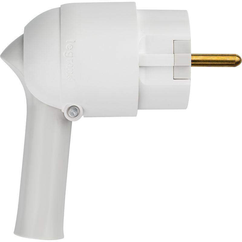 вилка электрич. каб. helium 16а 2p+e с выталкивающей кнопкой бел. leg 050175 от BTSprom.by